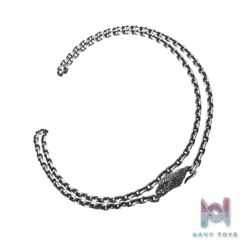 Raven Studio (silver jewelry) – Original Exclusive Design 4.5mm Thick Eagle Head Hook Necklace Original