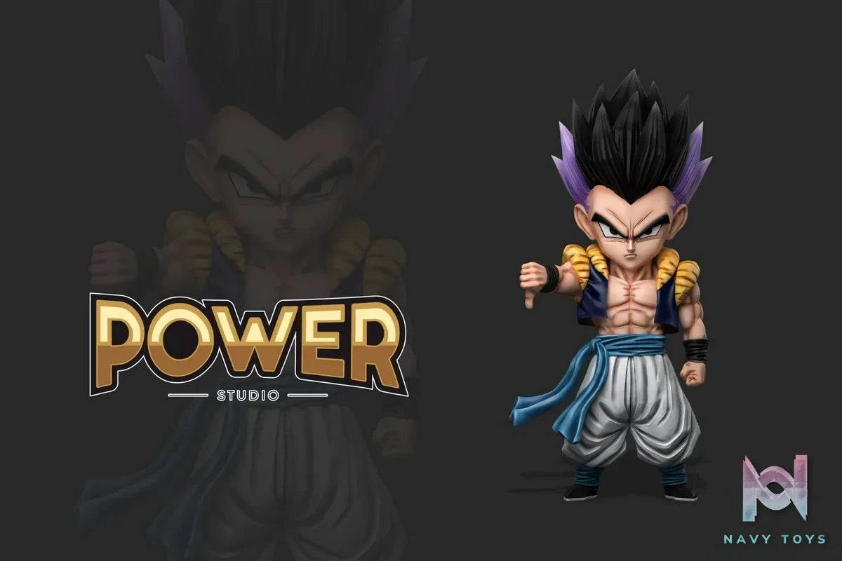 Power Studio - Dragon Ball wcf Gotenks 3 resin statue Navy Toys anime figure