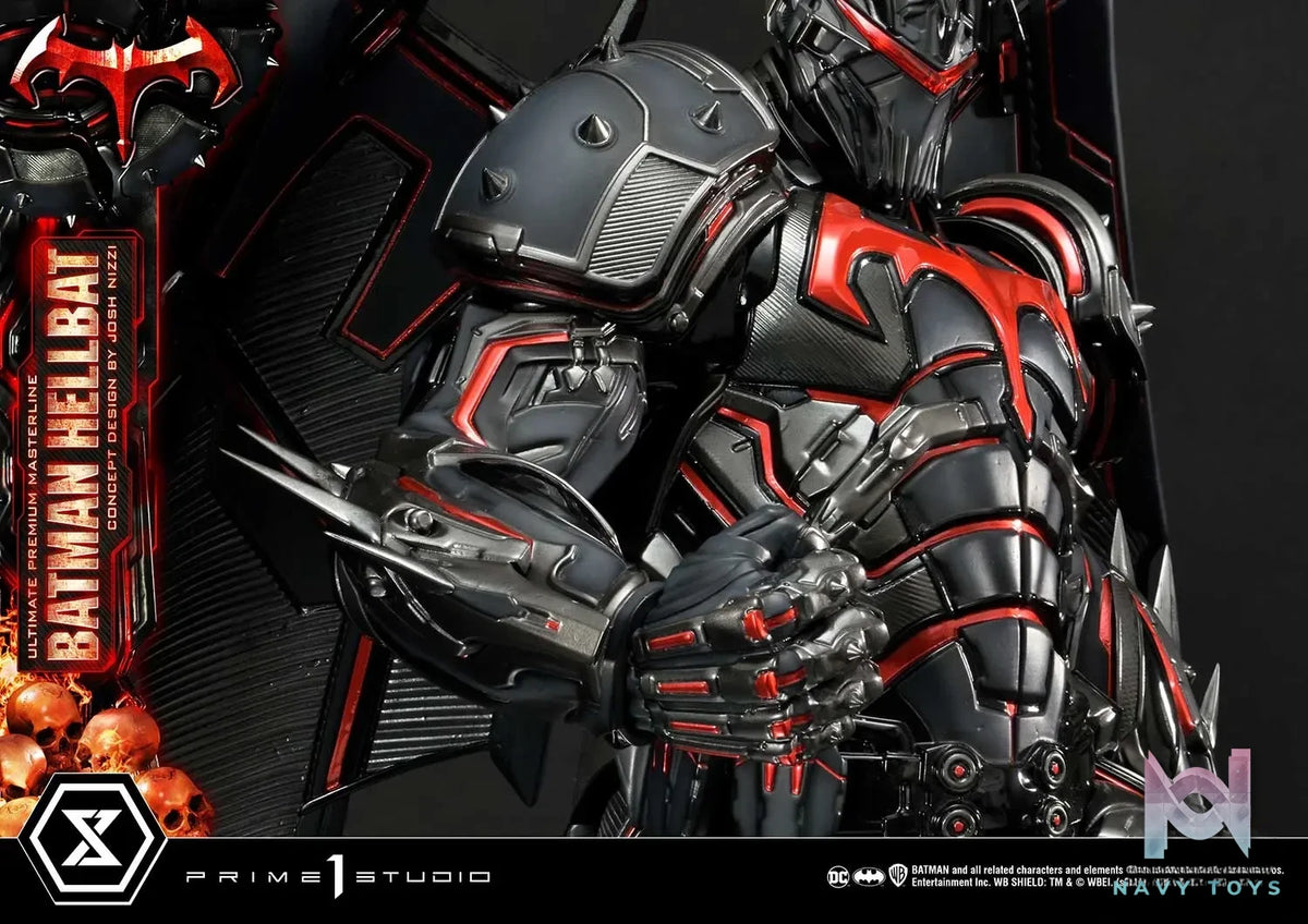 Prime 1 Studio – Ultimate Premium Masterline Batman (Comics) Batman Hellbat Concept Design by Josh Nizzi UPMDC-06 UPMDC-06DX UPMDC-06DXS (Licensed)