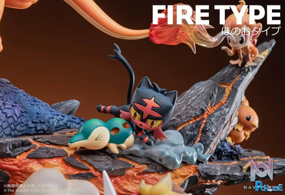 PC House Studio - Pokemon - Fire Type resin statue pc house studio anime figure