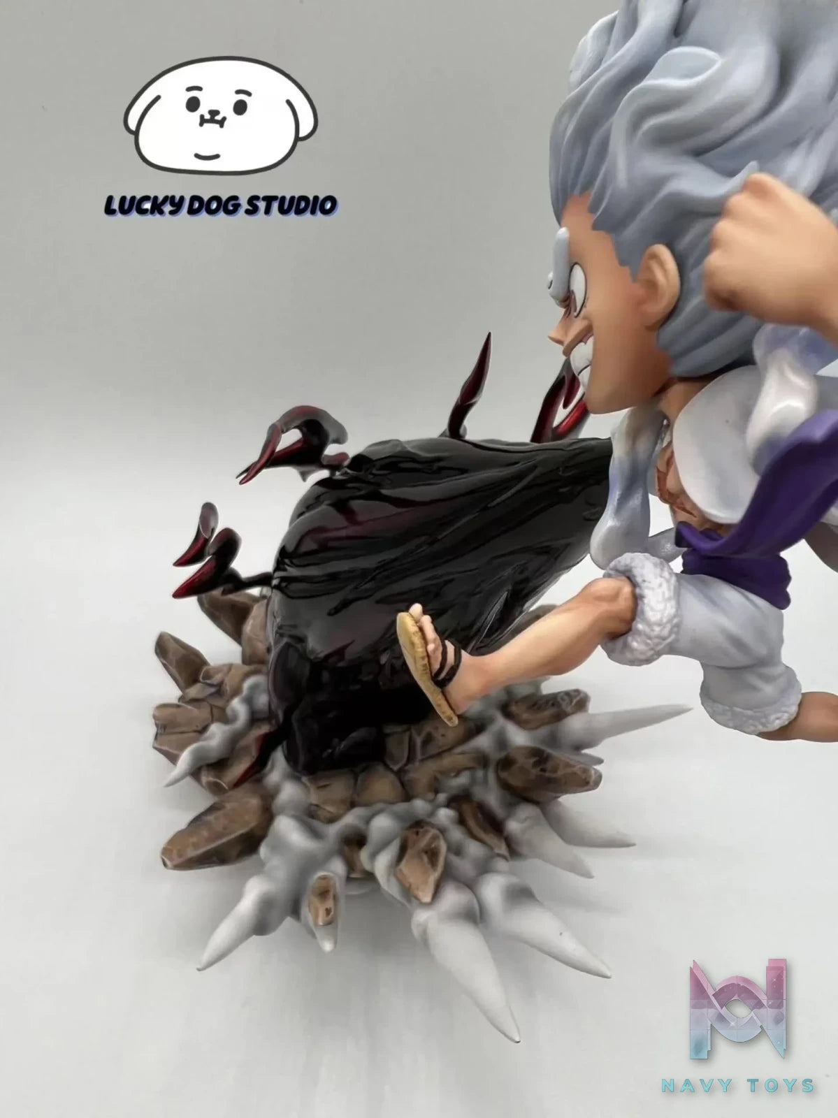 Lucky Dog Studio – One Piece Monkey D. Luffy (5 gears) ape gun + giant battle axe
