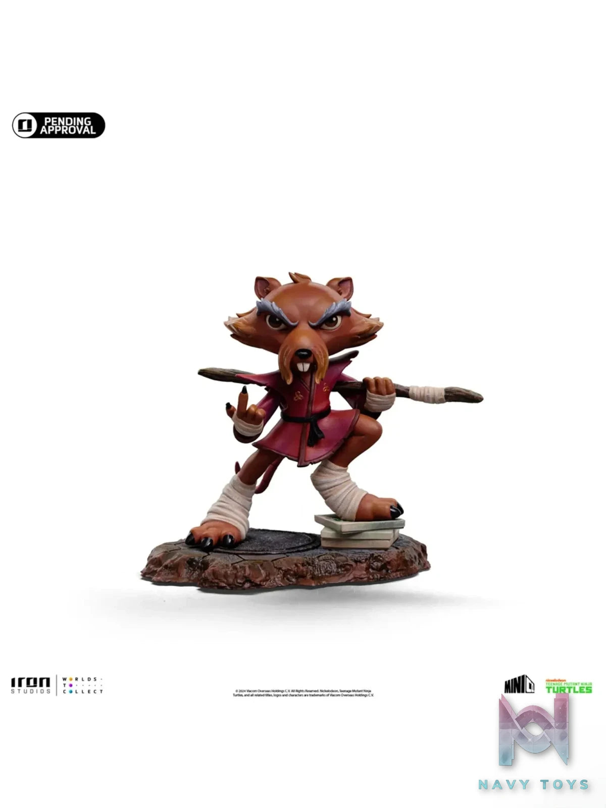 Iron Studio – Marvel MiniCo Series Spider-Man & Splinter & Apollo 11 Astronaut & Captain America (Licensed)