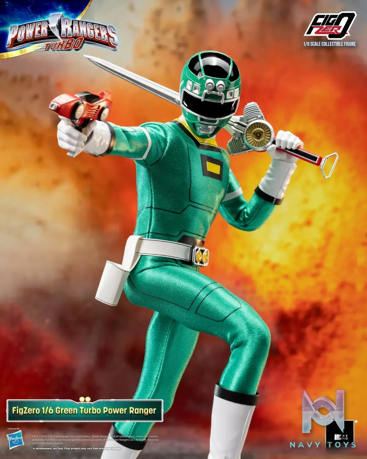 Threezero – Super Hero 1/6 Mighty Morphin Power Rangers Set 3Z08180W0 (Licensed)