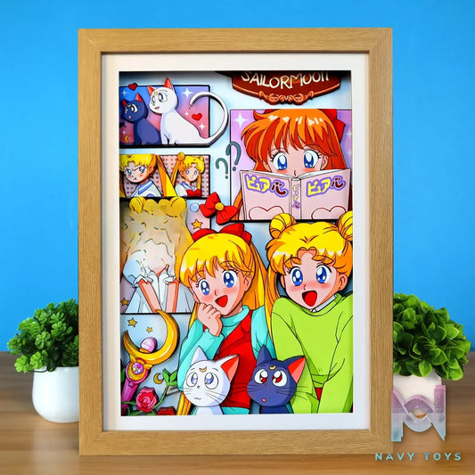 KALA HOME Studio – Sailor Moon Multiple Characters #02 3D Decorative Painting Sailor Moon