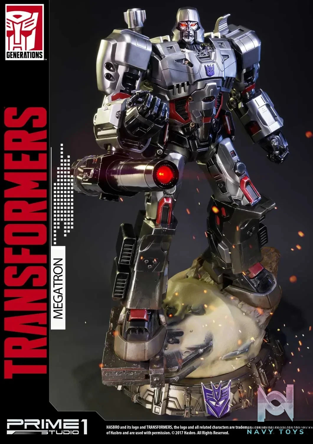 Prime 1 Studio – Premium Masterline Transformers: Generation 1 Megatron PMTF-02 PMTF-02EX PMTF-02AG PMTF-02GL(Licensed)