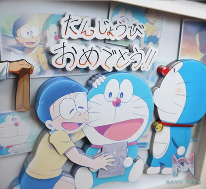 KALA HOME Studio – Doraemon X Nobita Nobi 3D Decorative Painting Doraemon