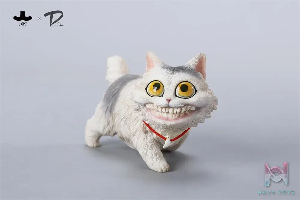 DOUBLE TWO & JXK – Original Urban Legends-Grinning Cat Figurine (Licensed)