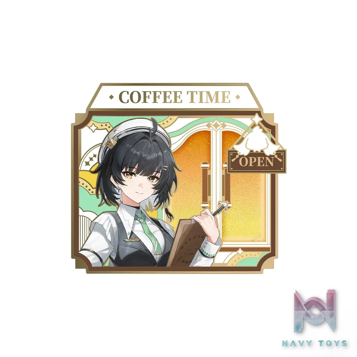 KURO GAMES – Wuthering Waves – Sunny Rendezvous Themed Wanderer Metal Badge (Licensed)
