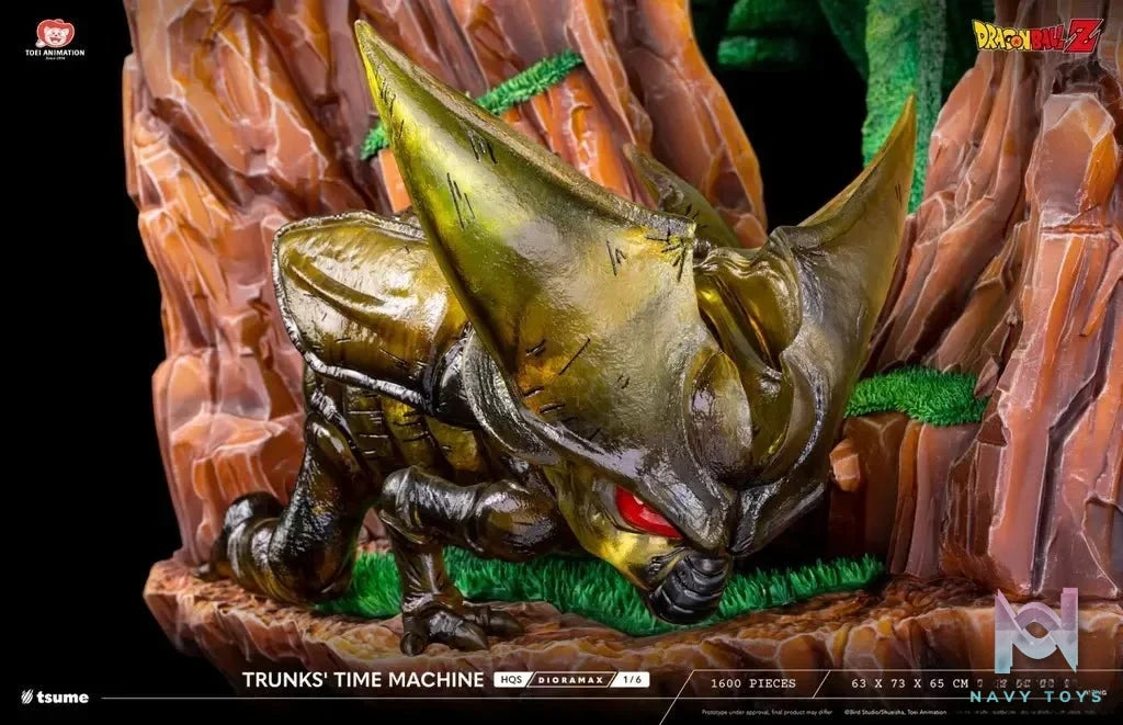 Tsume Studio - Dragon Ball TRUNKS' TIME MACHINE HQS Dioramax 1/6 Scale Statue (Licensed) resin statue Navy Toys anime figure