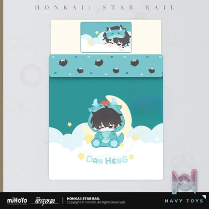 miHoYo – Honkai: Star Rail Boys’ Dorm Q Version Home Series Bed Sheet – Dan Heng (Licensed)