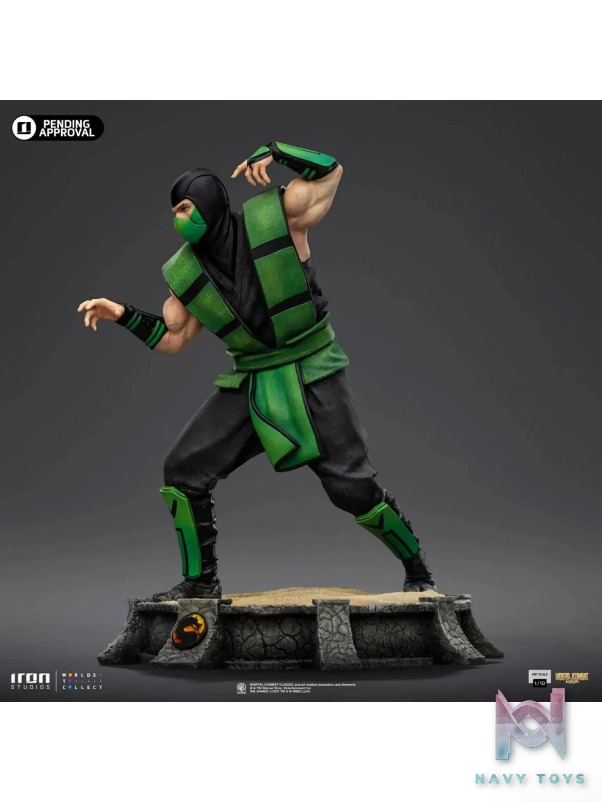 Iron Studio – Mortal Kombat Art Scale 1/10 Statue Reptile (Licensed)