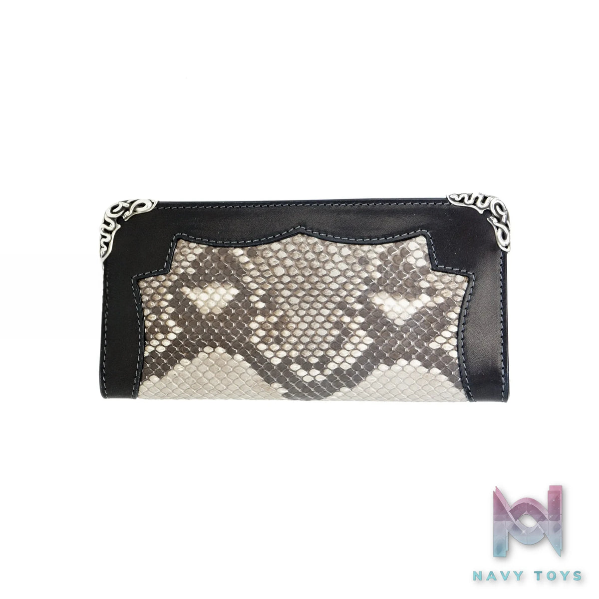 Raven Studio (silver jewelry) – Tochigi Leather Patchwork Python Skin Long Wallet Original