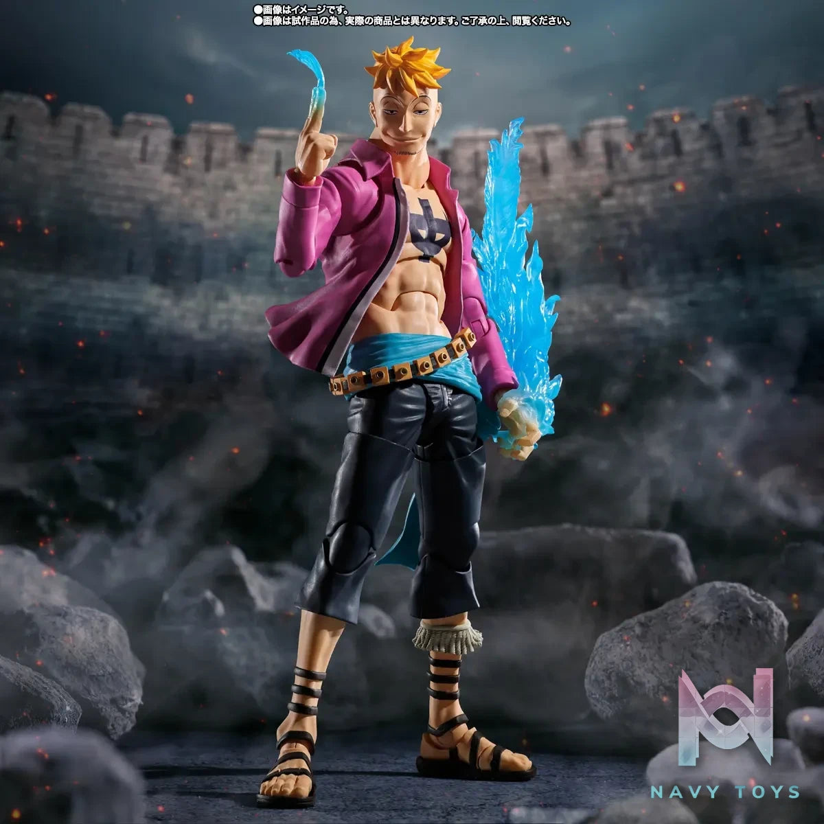 BANDAI SPIRITS – One Piece – Marco – S.H.Figuarts – Marineford (Licensed)