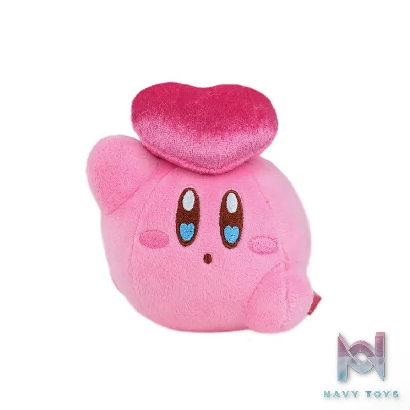CUTE SPACE – Kirby Heart Signal Plush Keychain (Licensed)