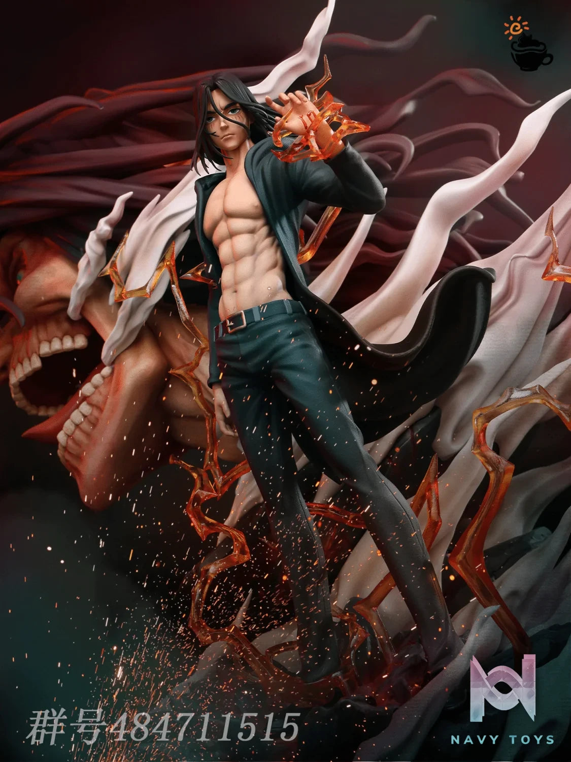 Eren Yeager - Attack On Titan - Fei Mao Ying Ri Studio resin statue Fei Mao Ying Ri Studio anime figure