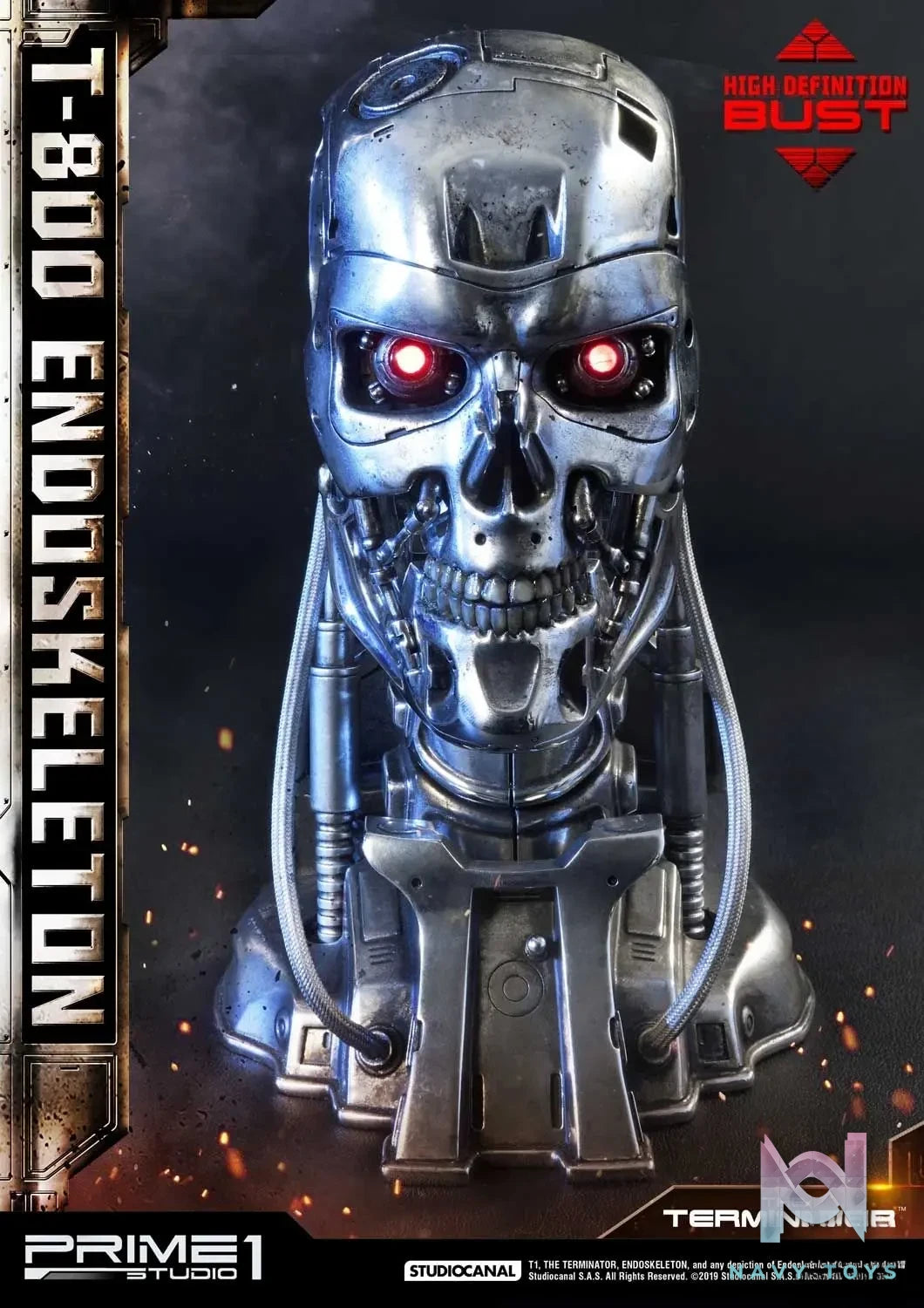 Prime 1 Studio – High Definition Bust The Terminator (Film) T-800 Endoskeleton Head HDBT1-01 (Licensed)