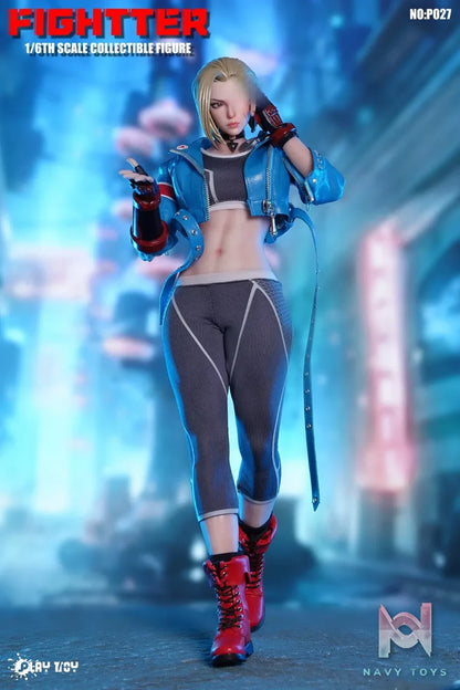 PLAY TOY – Street Fighter 1/6 Fighting Female Warrior Cammy White P027
