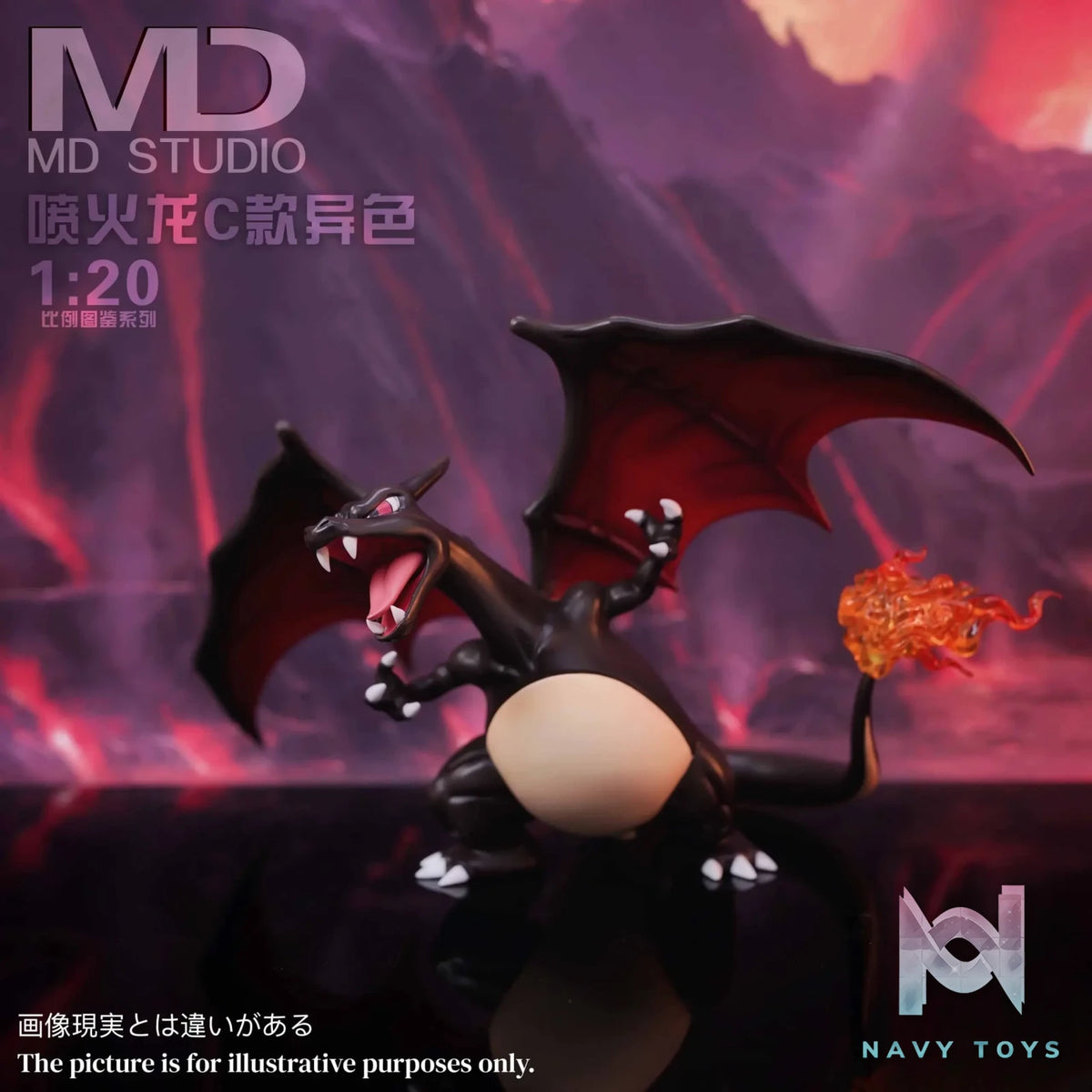 MD Studio – Pokémon Charizard Evolution Set