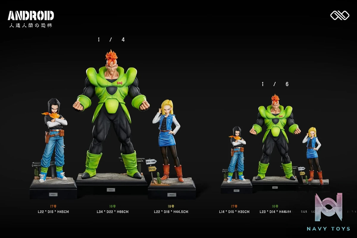 Infinite Studio – Dragon Ball Double Scale Android 16 17 18 Set