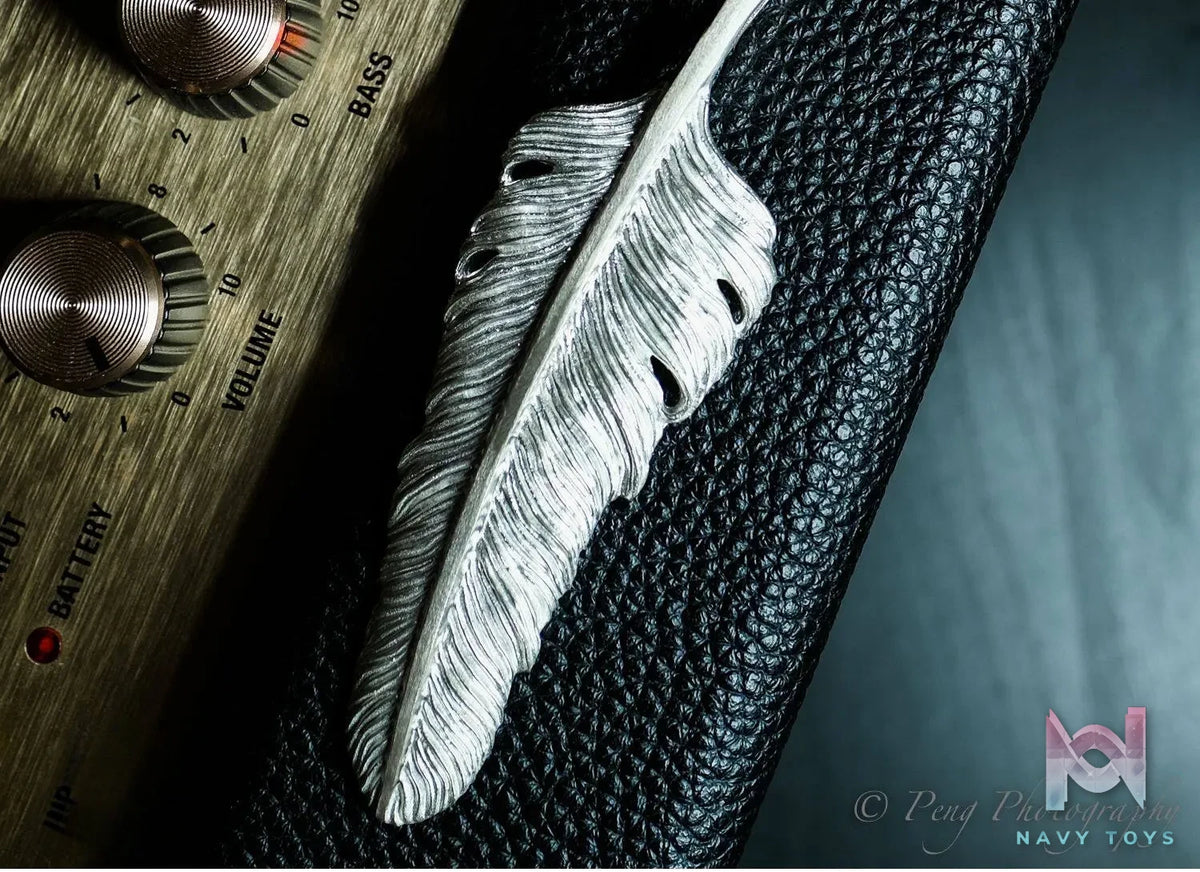 Raven Studio (silver jewelry) – Original Exclusive Design Indian Feather Pendant Original