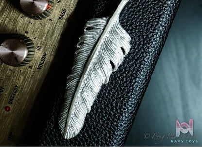 Raven Studio (silver jewelry) – Original Exclusive Design Indian Feather Pendant Original