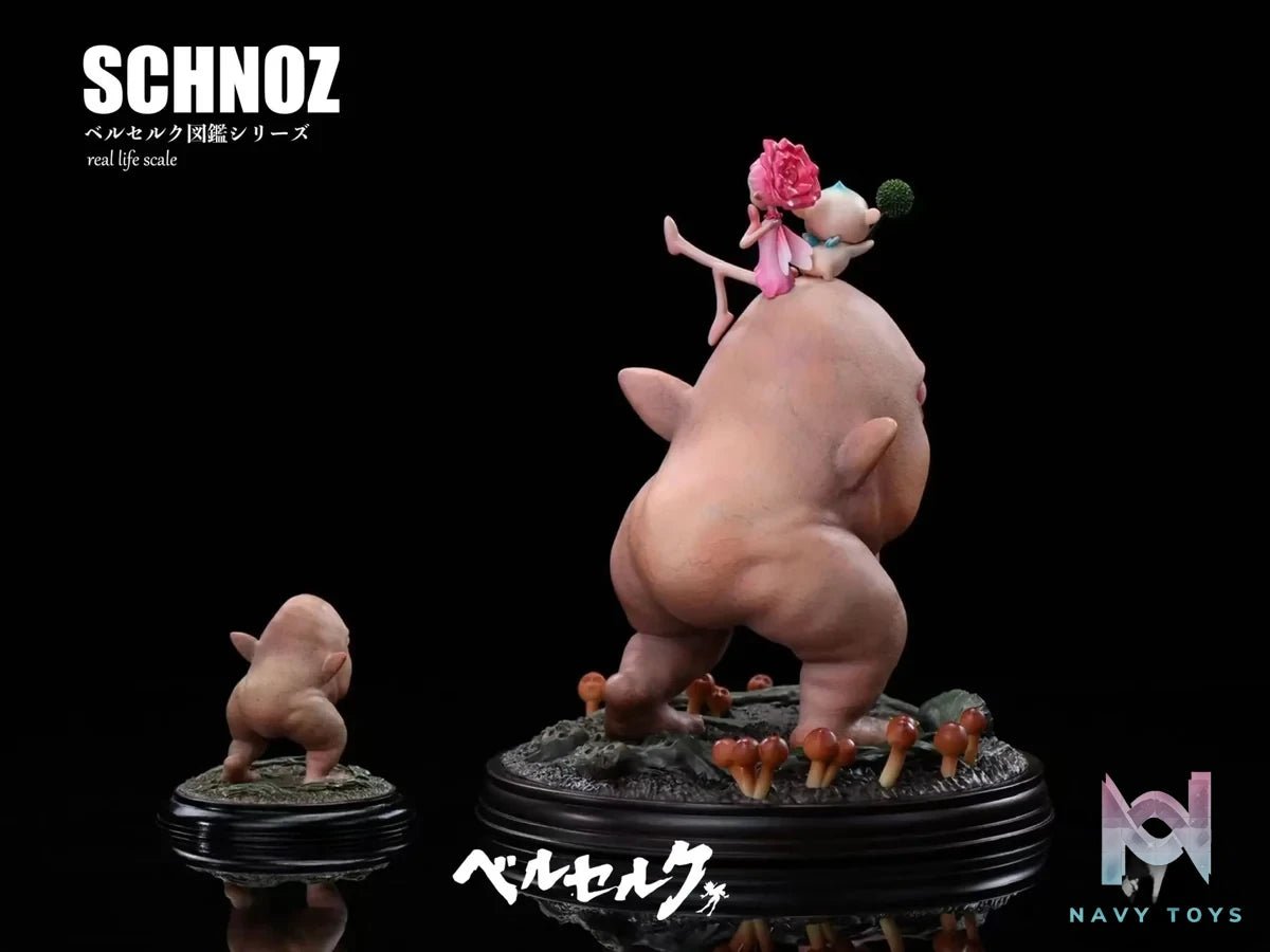 Desktop Berserk Illustration Fourth Edition Schnoz with Puck and Ivalera - BIHS Studio resin statue Navy Toys anime figure