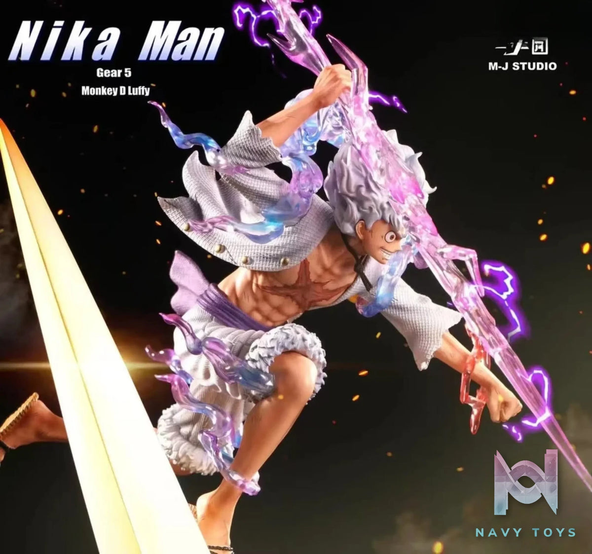MJ Studio – One Piece Lightning explosion Nika Luffy