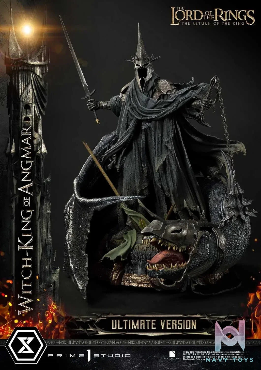 Prime 1 Studio – Premium Masterline The Lord of the Rings: The Return of the King (Film) Witch-King of Angmar PMLOTR-10 PMLOTR-10UT (Licensed)