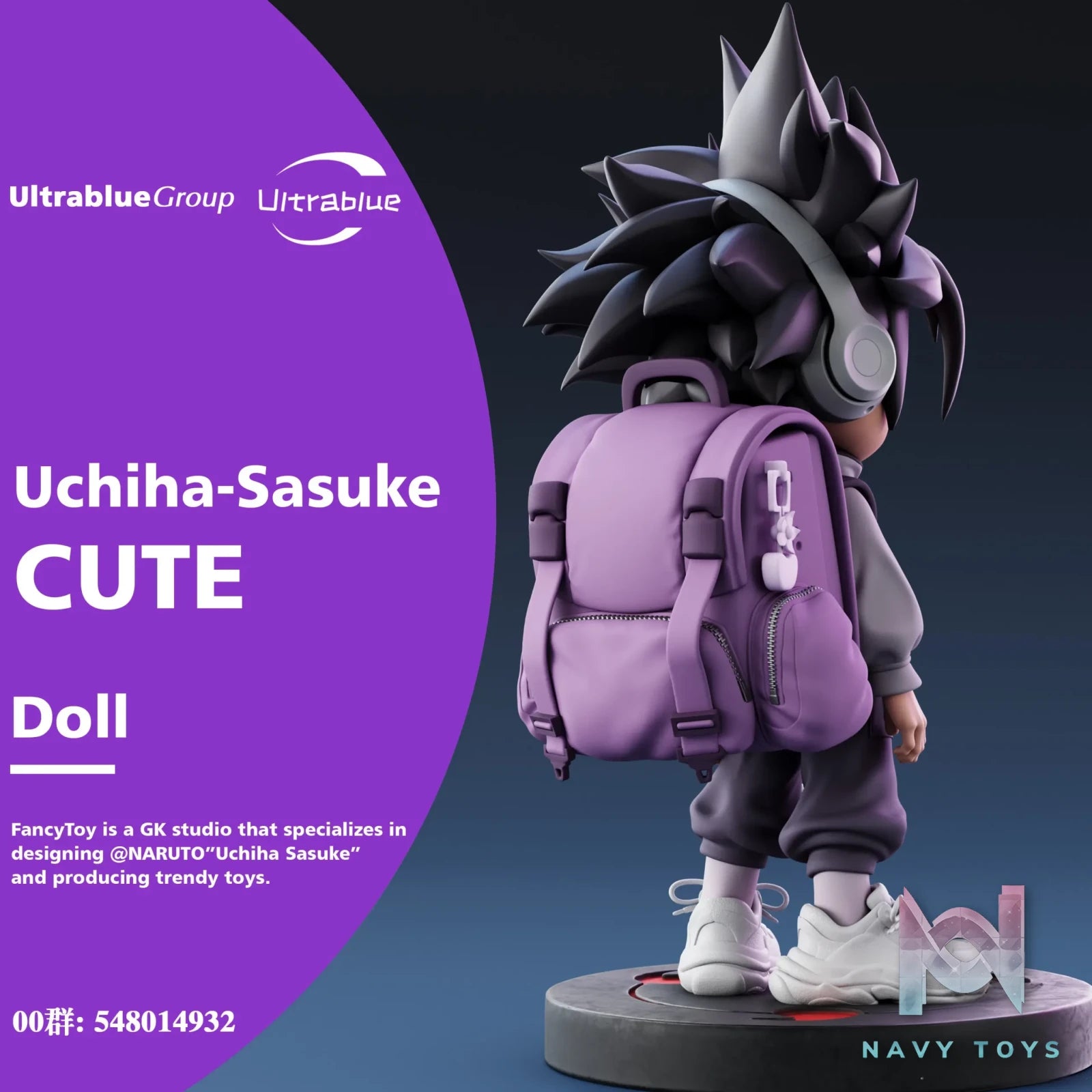 Ultrablue Studio – Naruto Q version Sasuke