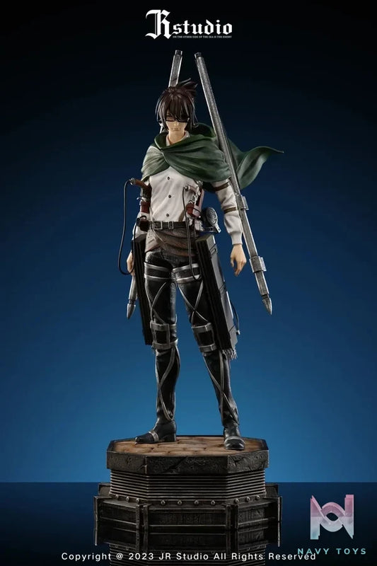JR Studio - Attack on Titan Hange Zoe resin statue Navy Toys anime figure