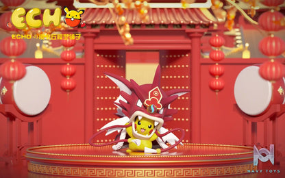 Echo Studio – Pokémon Dragon Year Special Edition Lion Dance Pikachu COS Gyarados