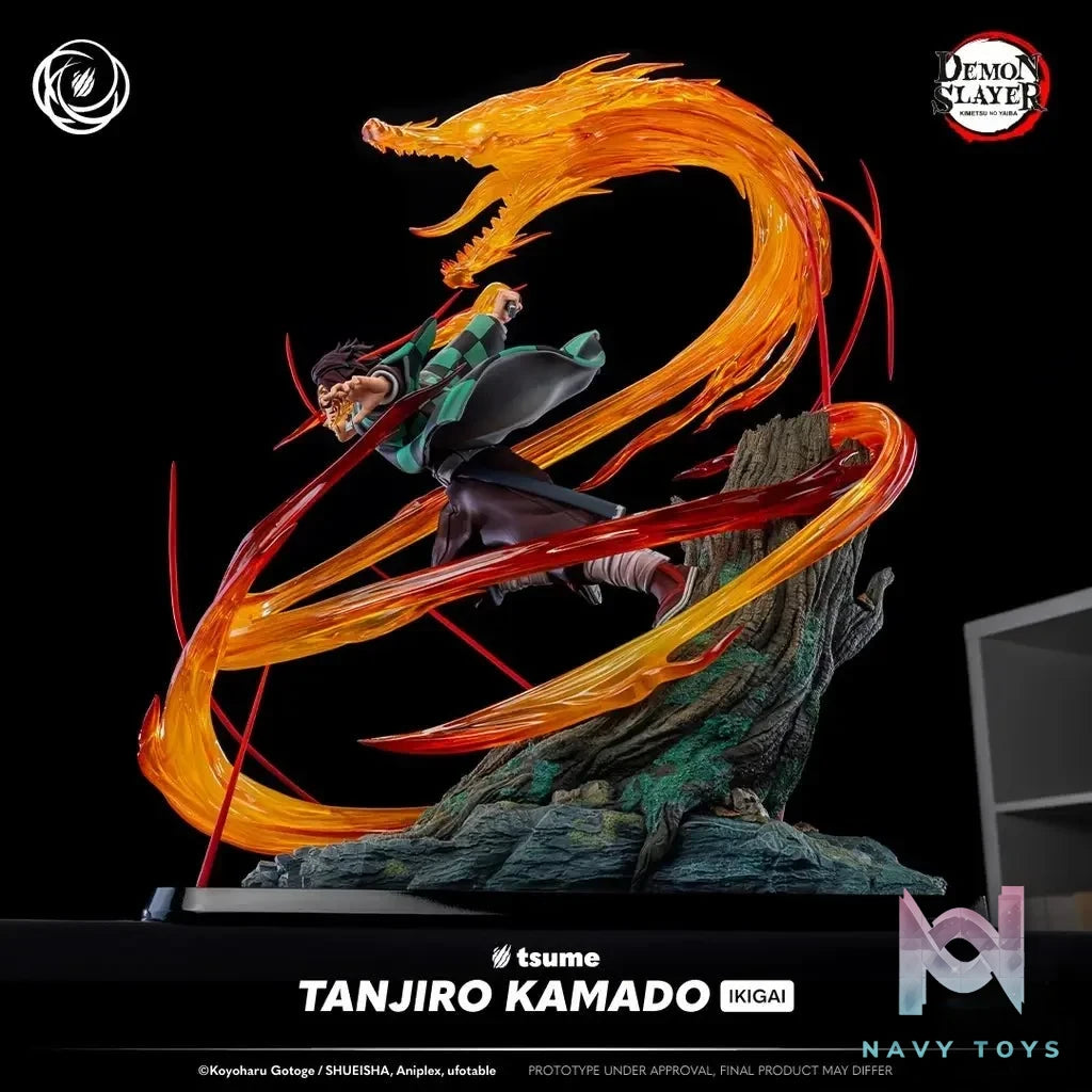 TSUME Studio - Demon Slayer Tanjiro Kamado (Licensed) resin statue Navy Toys anime figure