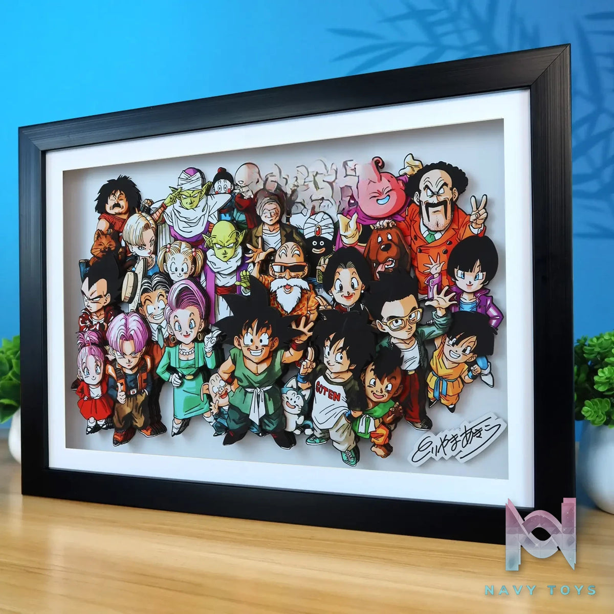 KALA HOME Studio – Dragon Ball Multiple Characters #08 3D Decorative Painting Dragon Ball