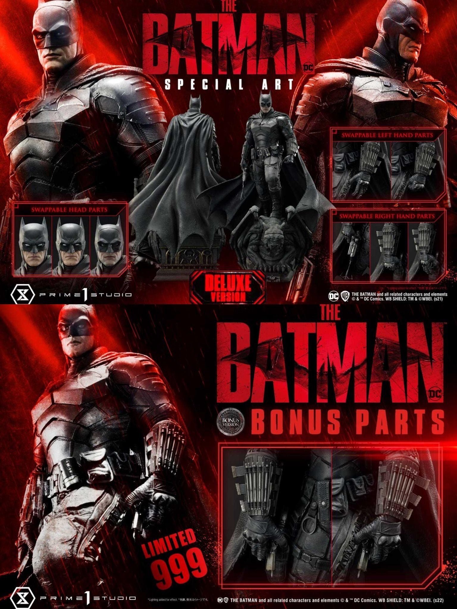 The Batman - Prime 1 Studio (MMTBM - 01DX) resin statue Prime 1 Studio anime figure