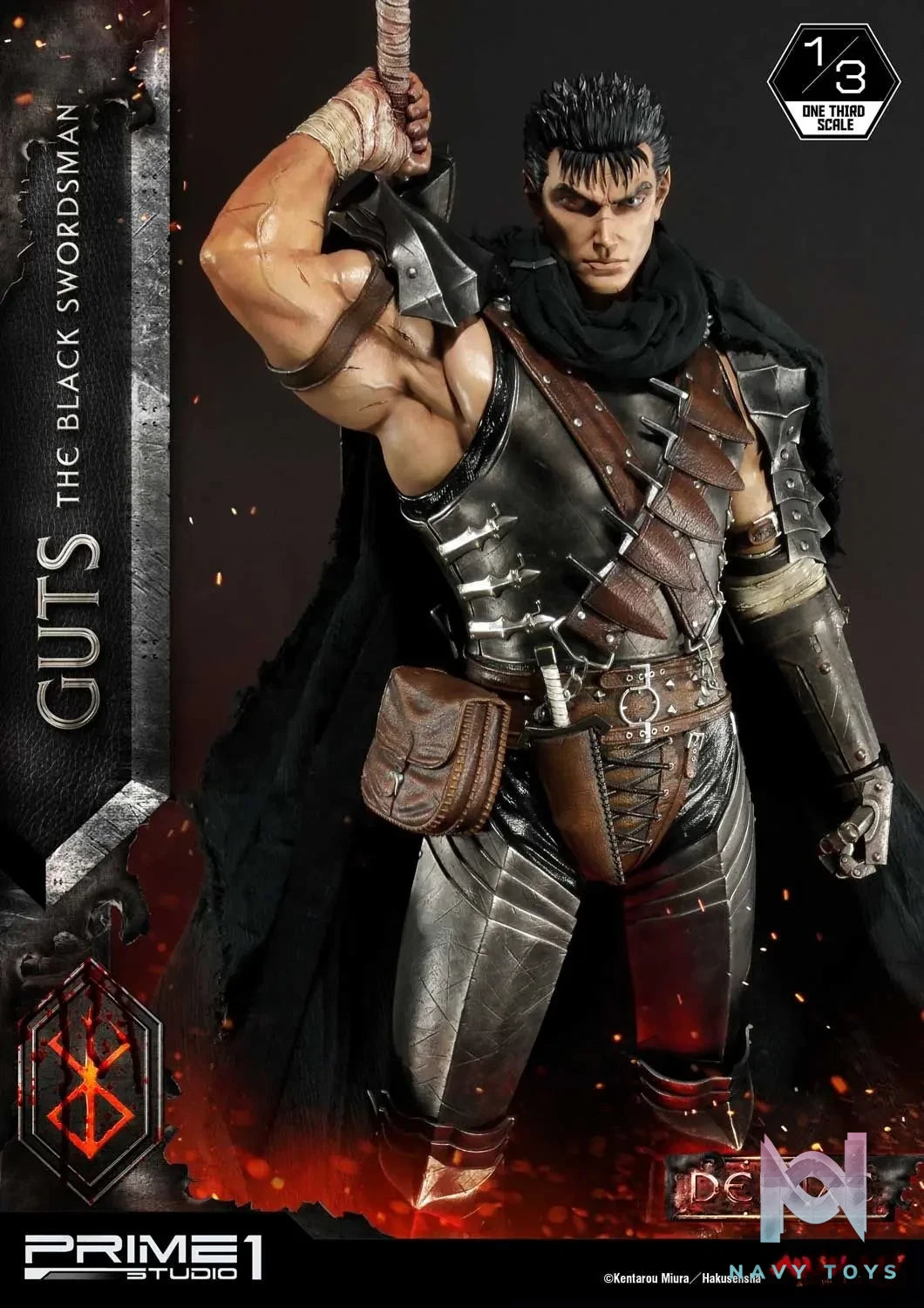 Prime 1 Studio – Museum Masterline Berserk Guts The Black Swordsman MMBR-01 MMBR-01DX (Licensed)