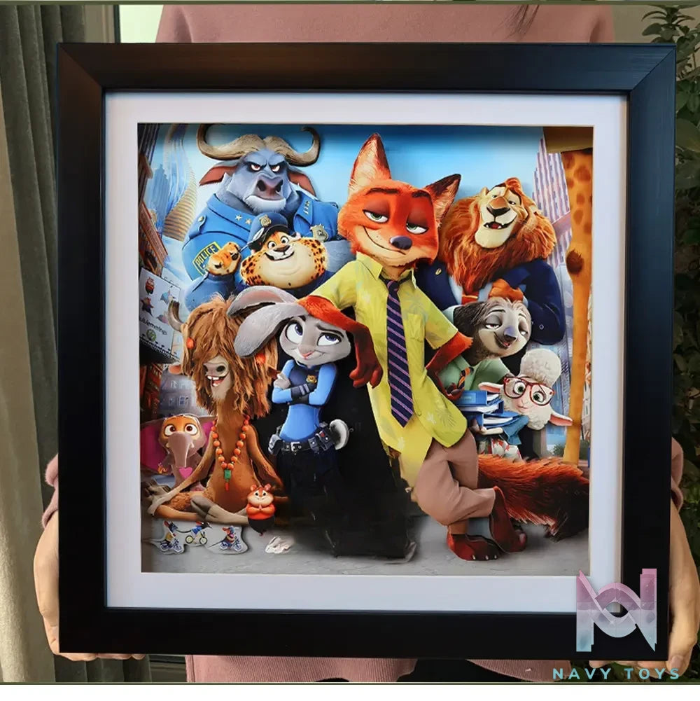 KALA HOME Studio – Zootopia Multiple Characters 3Decorative Painting Zootopia