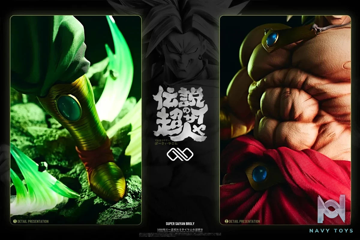 Infinite Studio - Dragon Ball 1/2 Broly resin statue Navy Toys anime figure