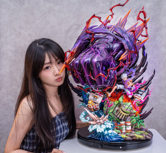 Luffy Nika resin statue Seven studio anime figure