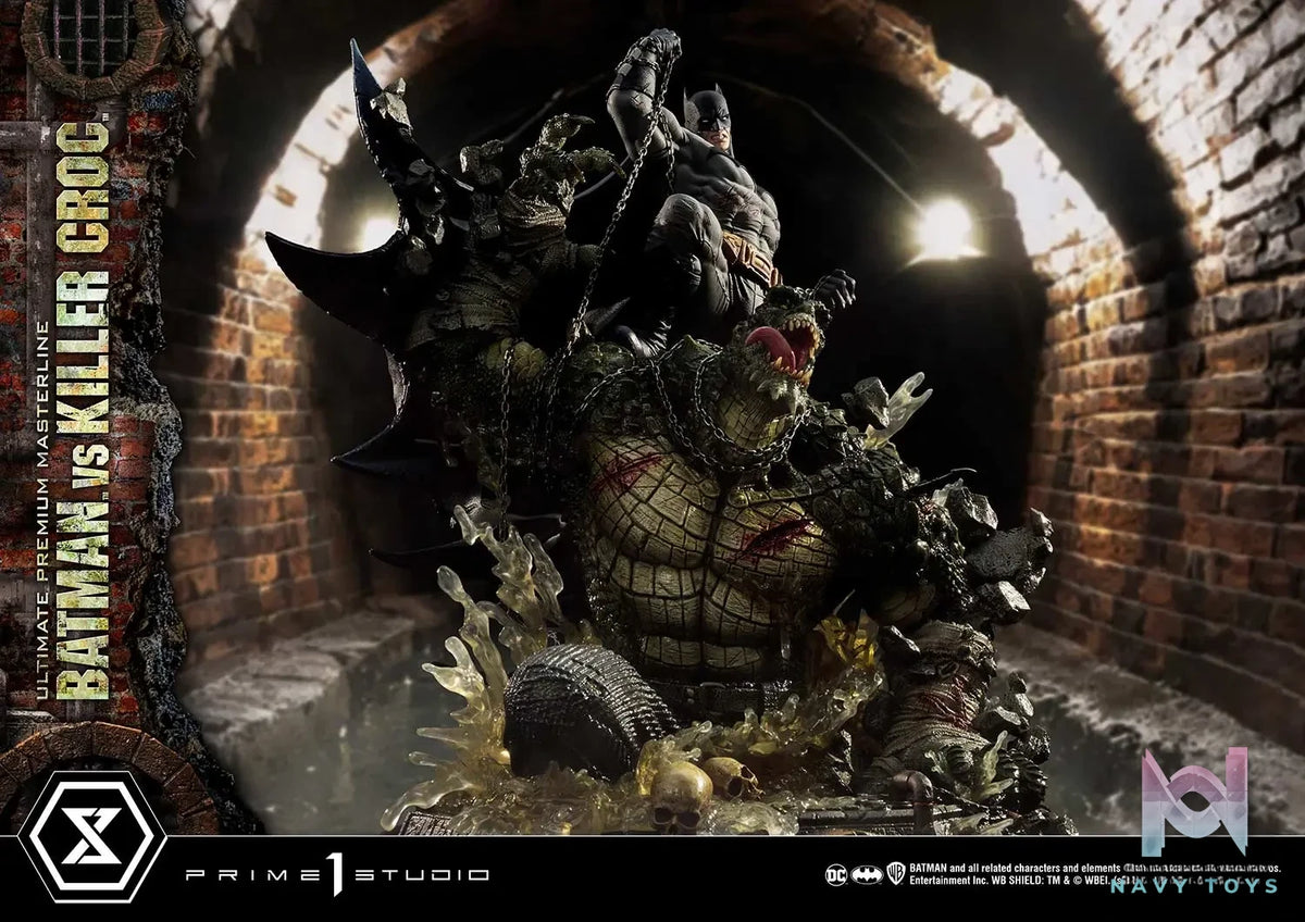 Prime 1 Studio – Ultimate Premium Masterline Batman (Comics) Batman Versus Killer Croc UPMDC-07 UPMDC-07DX UPMDC-07DXS (Licensed)