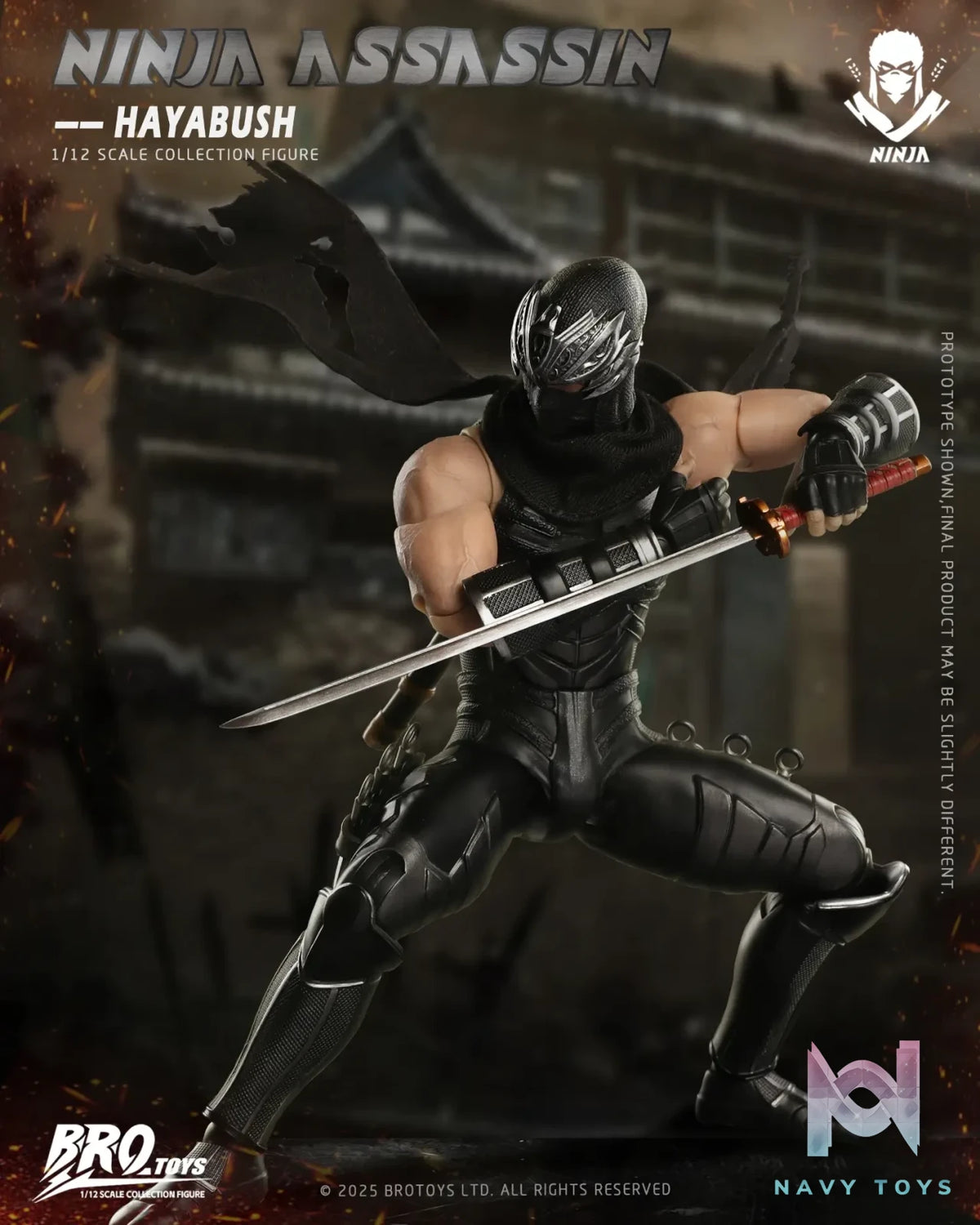 BROTOYS Studio – 1/12 Action Figure Ninja Assassin – Falcon #LR010 (Licensed)