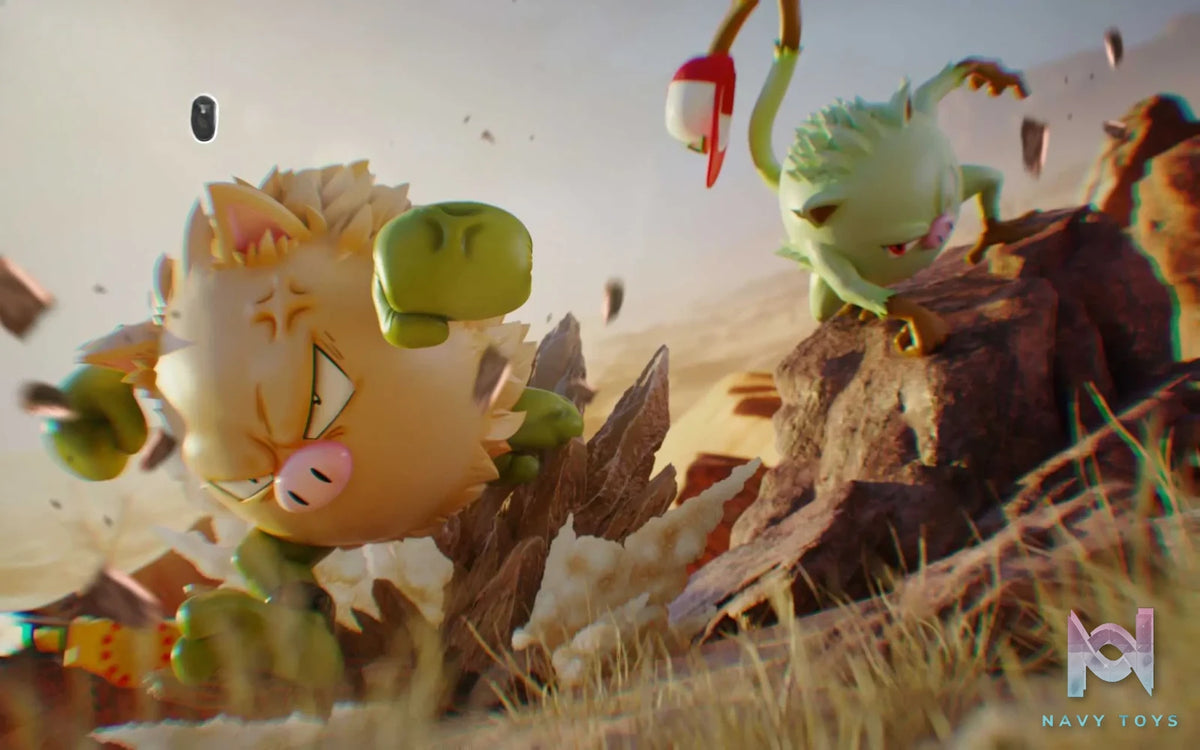 Game Master Studio – Mankey Evolution Set X Ash’s Primeape Pokémon
