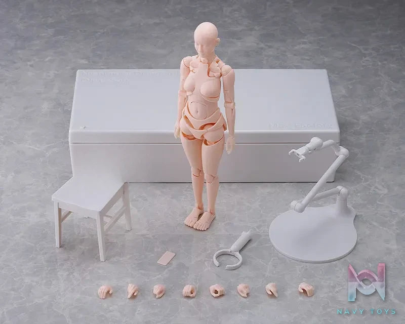 Max factory – Nishimura Style Drawing Doll Olive Gray X Olive FLESH (Licensed)