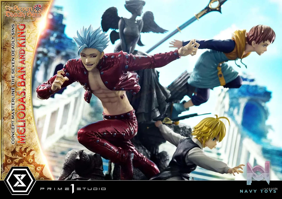 Prime 1 Studio – Concept Masterline The Seven Deadly Sins Meliodas, Ban and King CMNTZ-01 CMNTZ-01DXS (Licensed)