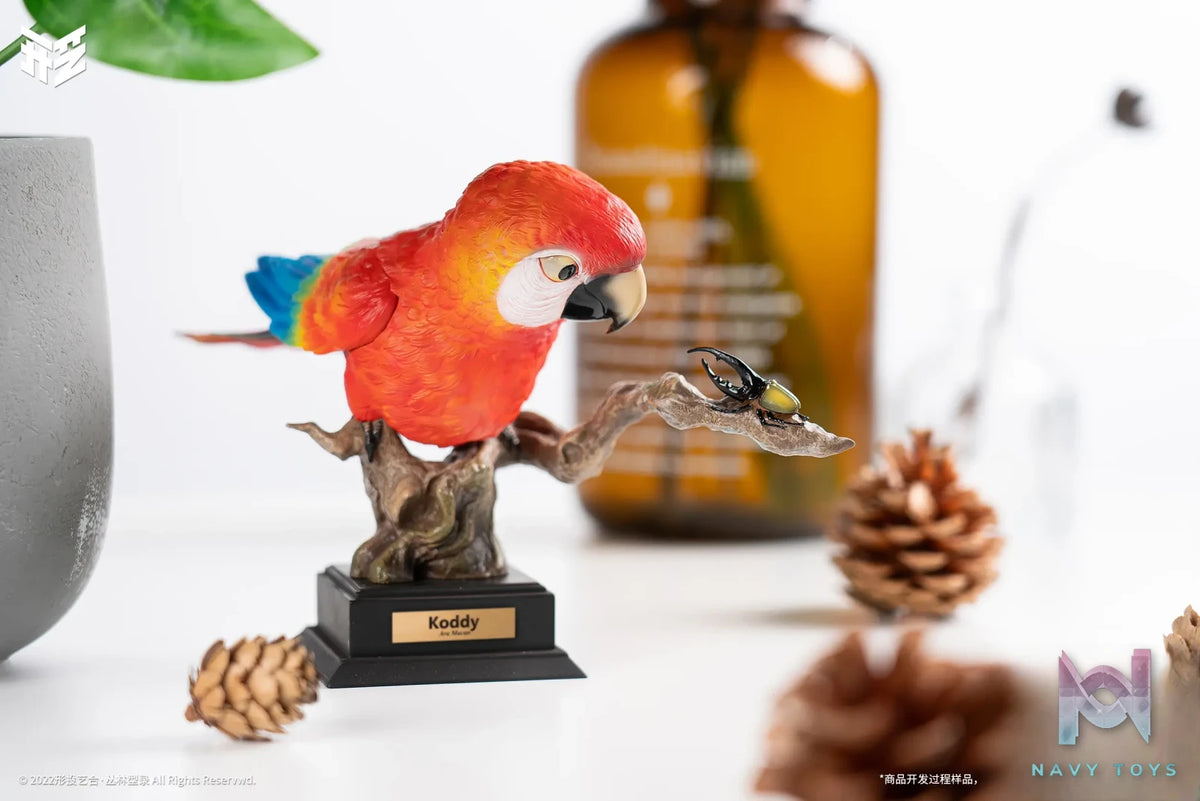 Xing Tou Yi He Studio – Jungle Catalog 002 Ara macao Scarlet Macaw Koddy (Licensed)