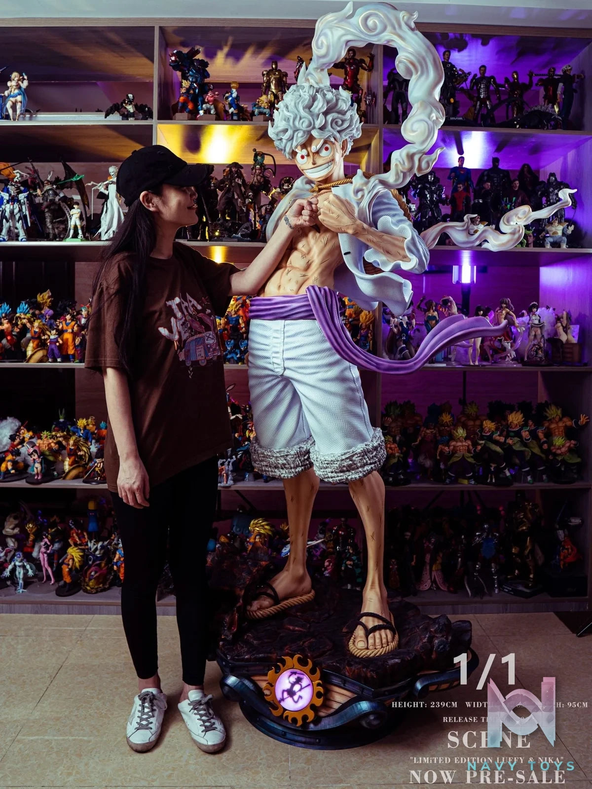 Luffy Gear 5 Nika Life Size - One Piece - SBS Studio resin statue SBS Studio anime figure