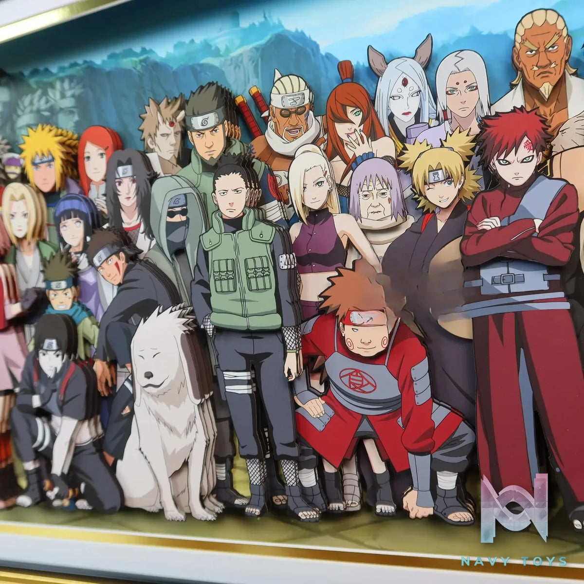 KALA HOME Studio – Naruto Multiple Characters #09 3D Decorative Painting Naruto