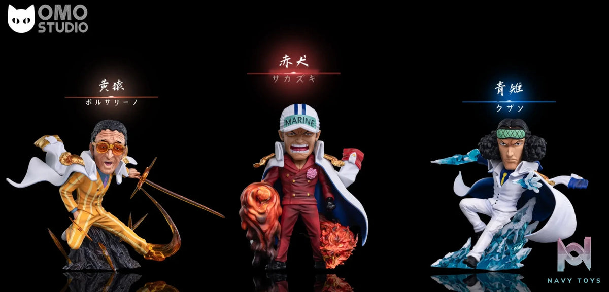 OMO Studio – One Piece Sakazuki & Kuzan & Borsalino