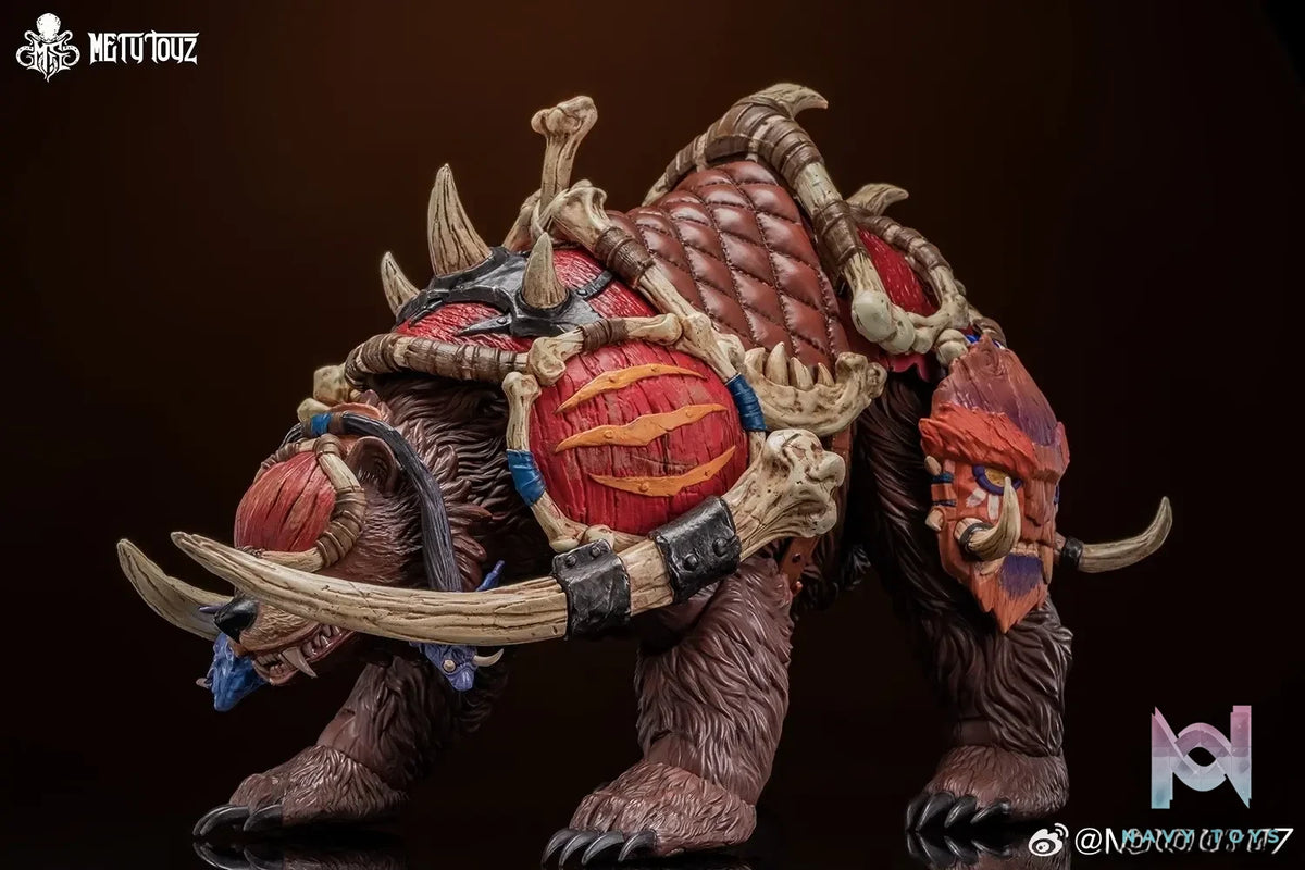 METYTOYZ – World of Warcraft War Armor Giant Bear Series Mount Model (Licensed)