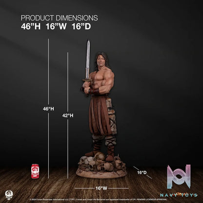 Sideshow Collectibles X Premium Collectibles Studio – Conan 1/2 Scale Elite Series Statue (Licensed)
