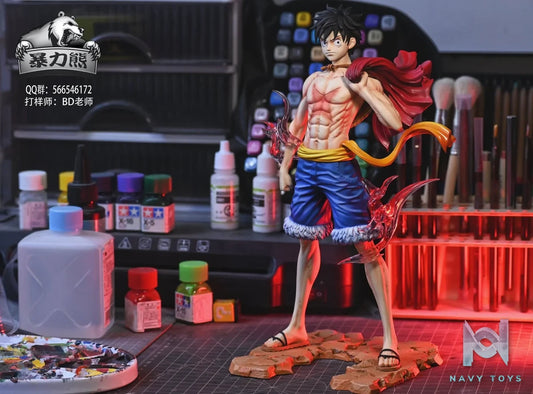 Straw Hat Luffy resin statue violent bear studio anime figure